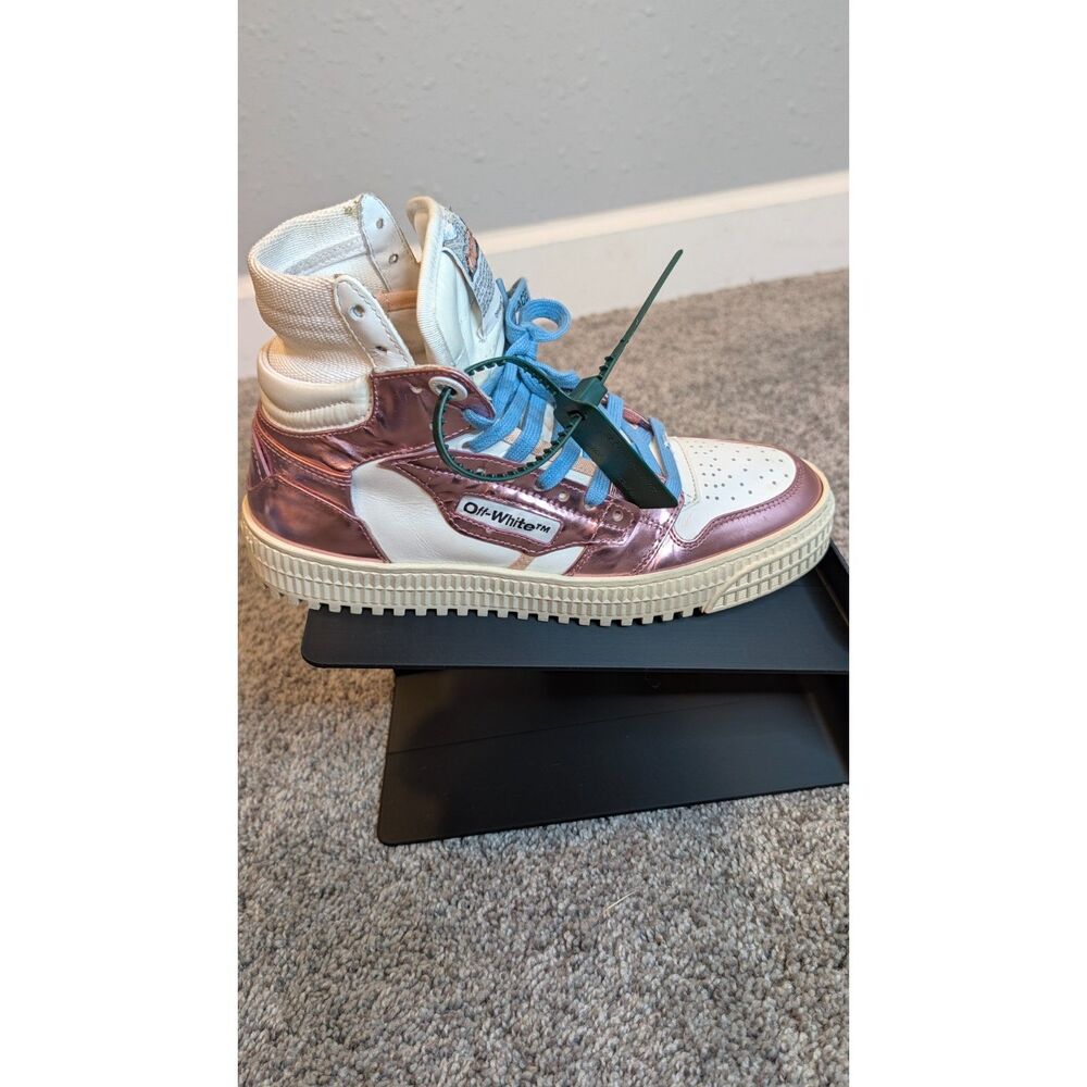 Off-White 3.0 Off Court Mixed Media High-Top Sneakers size 38